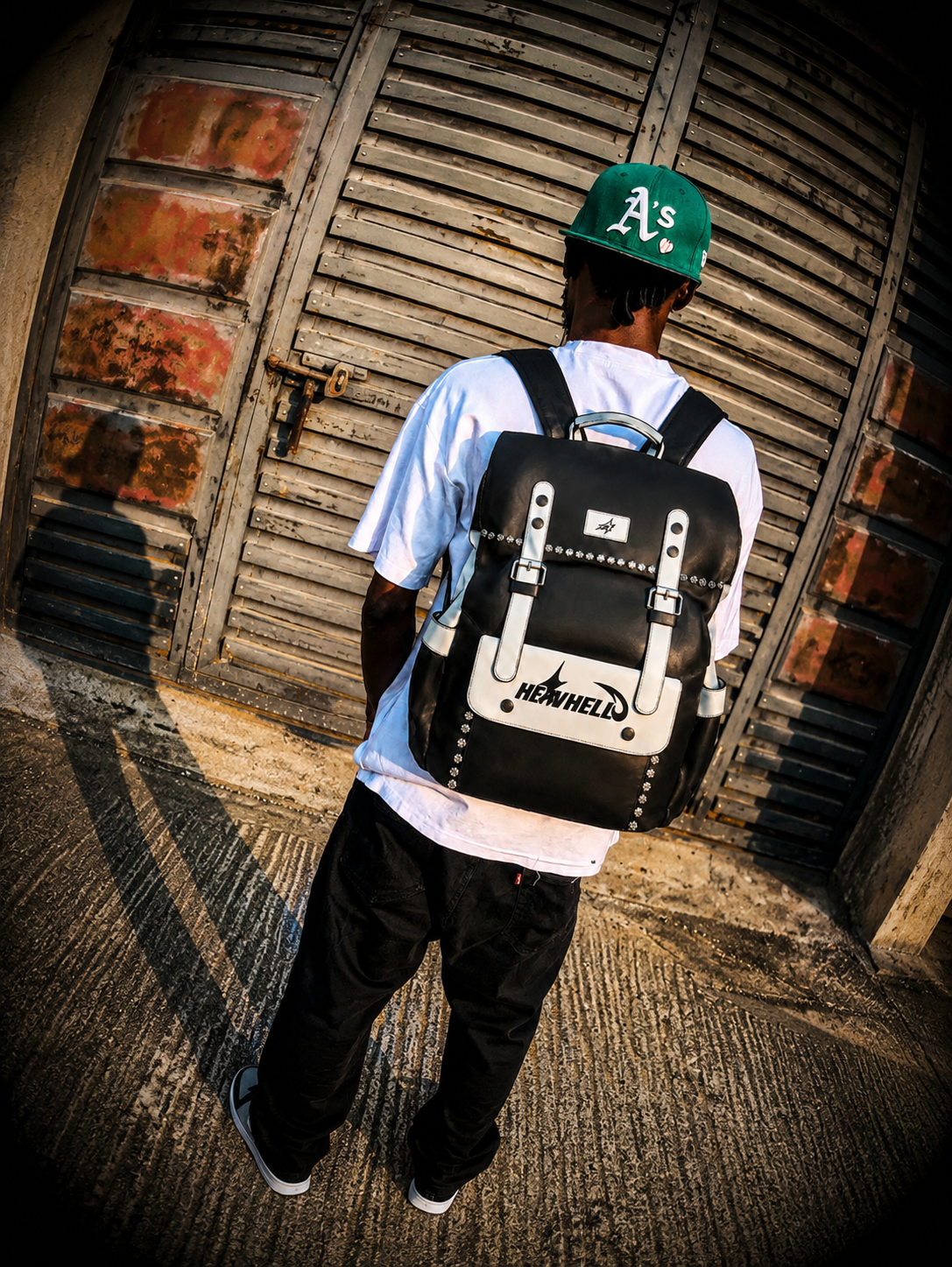 MIDNIGHT RIVET BACKPACK