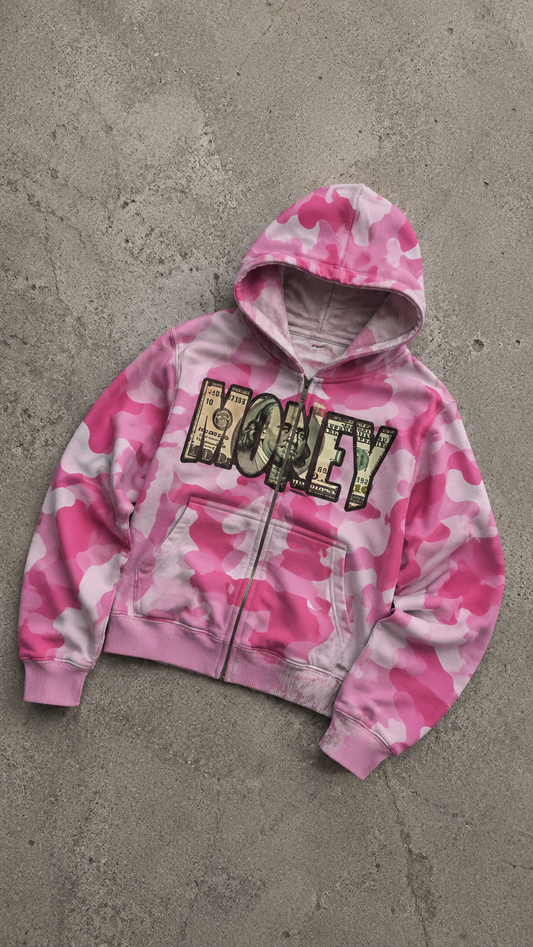 HEAVHELL CASHPINK HOODIE