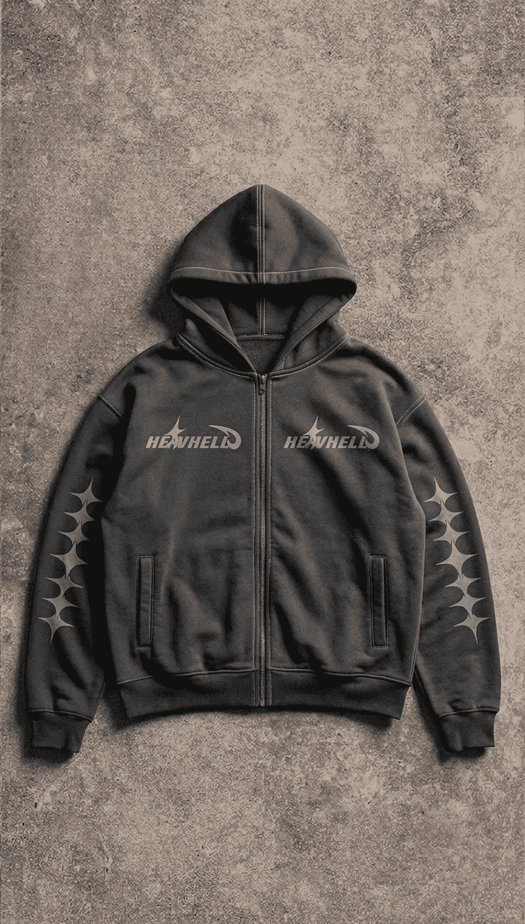 HEAVHELL STARFALL CORE Zip HOODIE