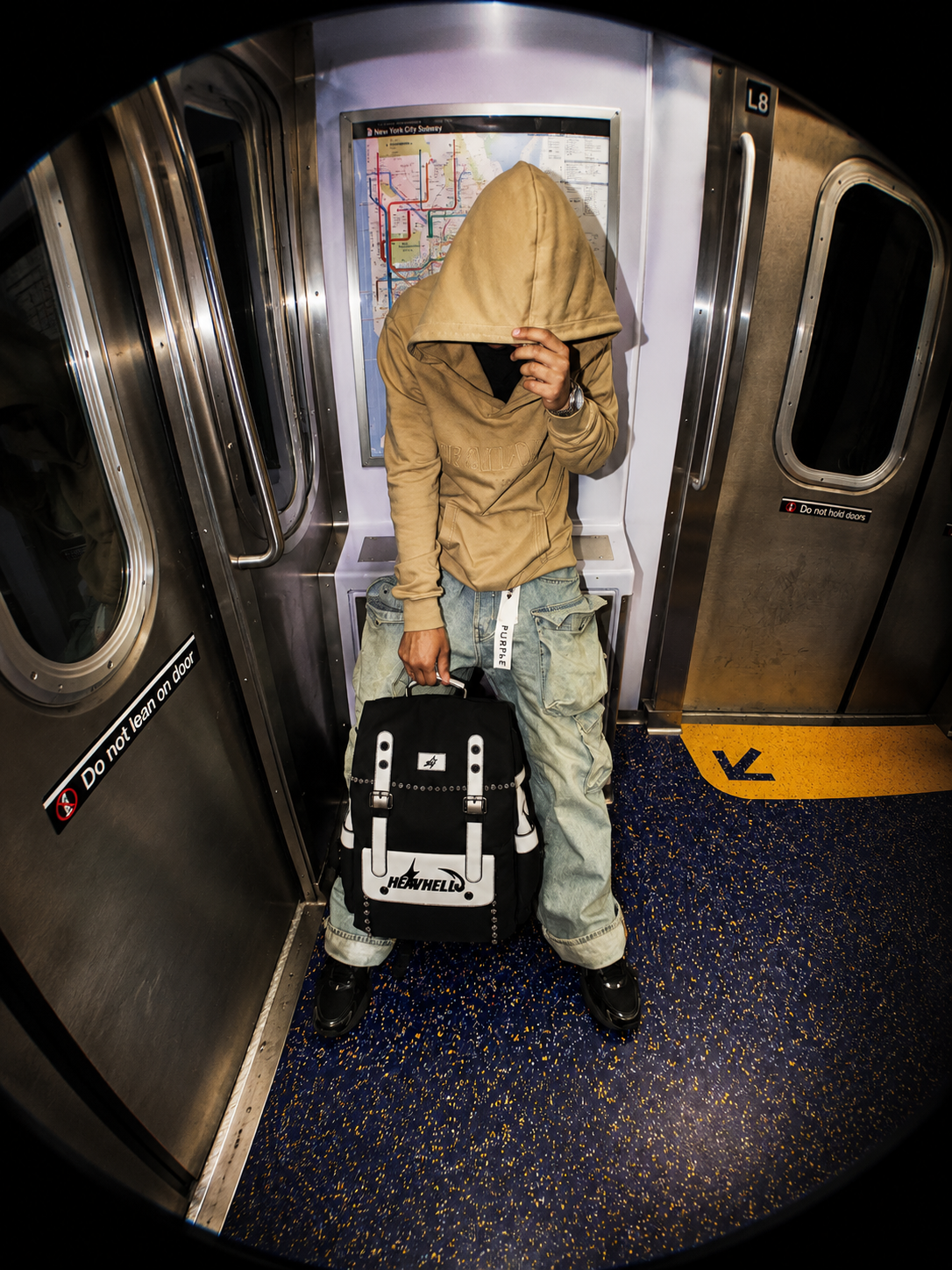MIDNIGHT RIVET BACKPACK