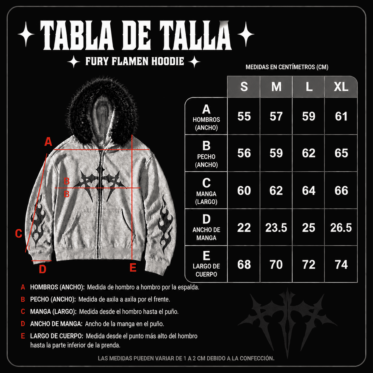 FURY FLAMEN HOODIE
